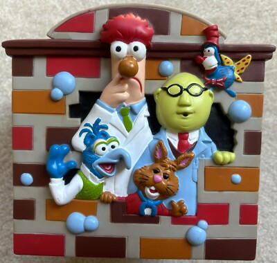 Disney Jim Henson's Muppet Vision 3D Figural Bank Kermit Miss