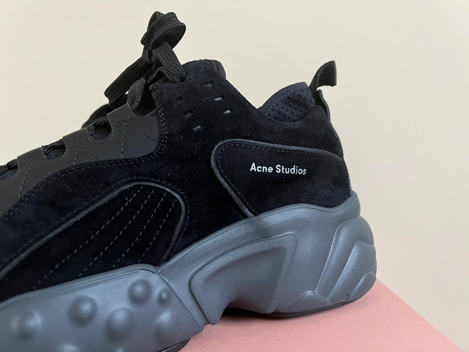 Acne Studios , Rockaway Sneakers in Multi Black , BNIB 40 / 7 US image 6