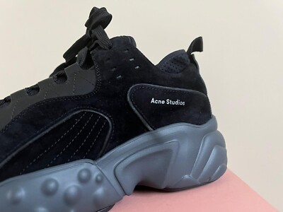 Acne Studios , Rockaway Sneakers in Multi Black , BNIB 40 / 7 US