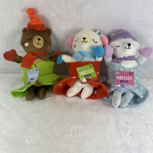 Juguete de peluche de 10" para zorro, conejo y oso Fireside Pals - Imagen 4 de 8