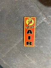 PORCELAIN TEXACO ENAMEL SIGN 8X3 INCHES