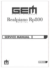 GEM RP800 Service Manual Schematic Diagrams Schaltplan Electrical Diagram RP-800