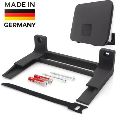BABOTECH Wandhalterung für Telekom Speedport Smart 4 Plus R in schwarz mit Schrauben NEU