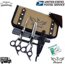 New Professional Hairdressing Scissors Barber Salon Shears SET With Free Razor