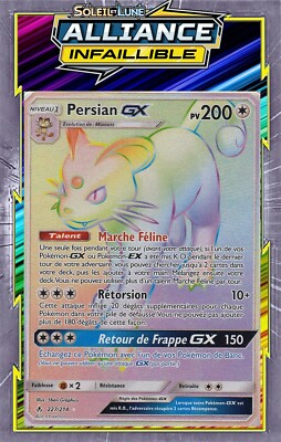 Persian Secret - SL10: Unfehlbare Allianz - 227/214 - Pokemon Karte Neu Französisch