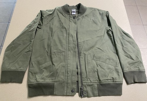 Jacket size 12 Anko Boys khaki lightweight Casual jacket Polyester Cotton Zip