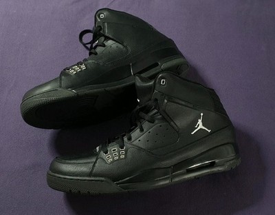 Original Nike Air Jordan SC-1 Echtleder Schwarz RAR Größe 50,5 Neu Ungetragen
