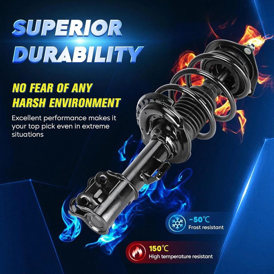 Conjunto de puntal delantero y eslabones de barra estabilizadora para Hyundai Elantra 2011-2016 sedán, amortiguador Foto 3 de 4