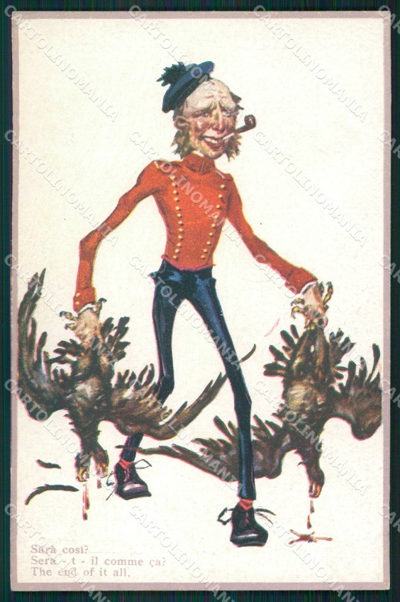 Codognato Propaganda WWI serie militare 235 cartolina cartolina QT6585