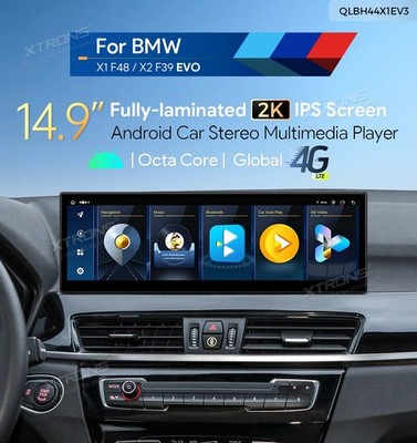 XTRONS QLBH44X1EV3 AUTORADIO GPS BMW X1 F48 EVO Android 14 WIFI 4G Carplay 14,9''