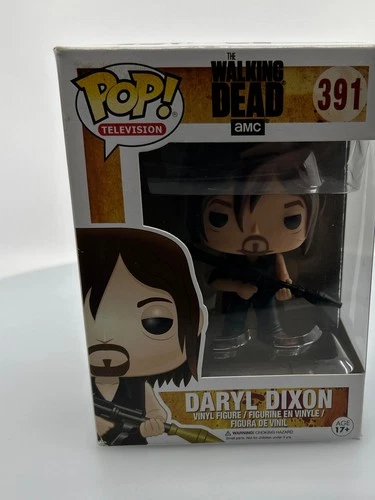 Funko POP! Daryl Dixon with rocket launcher #391 DAMAGED BOX SEE PICS