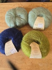 4 Skeins Of  New Rowan Kidsilk Haze Mohair Silk Yarn  25g