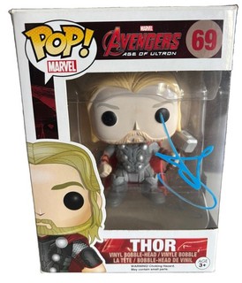 CHRIS HEMSWORTH Rare Signed “Thor” Avengers Age Of Ultron Marvel Funko Pop COA