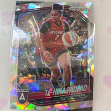 Panini 2025 Prizm WNBA Ice Prizm Te-Hina Paopao Atlanta Dream #61 RC