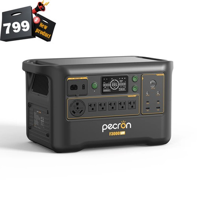 #ad pecron F3000LFP Portable Power Station 3072Wh 3600W Solar Generator Home Backup $799.00
