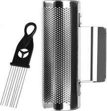 Metal Guiro, 12" 4" Stainless Steel Dominicana Guira Shaker, Latin Percussion Gu