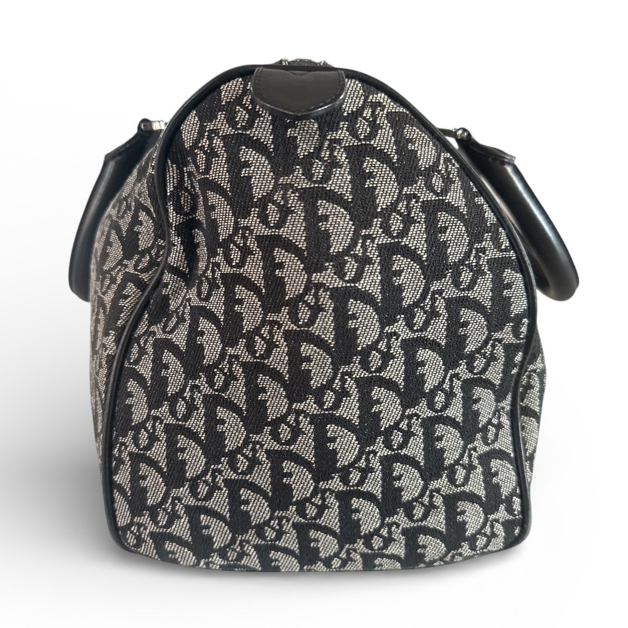 Christian Dior Vintage Black Trotter Boston Bag thumbnail 4