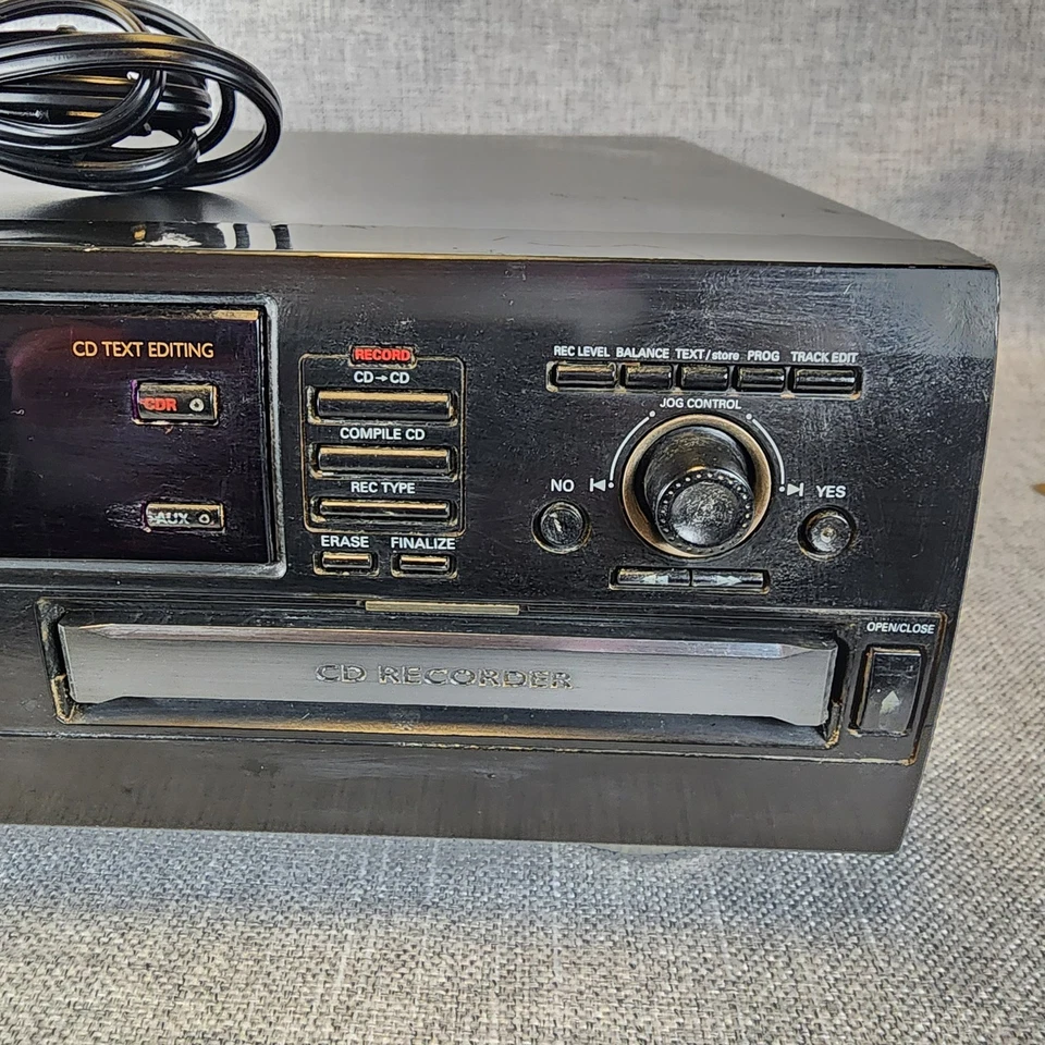 Philips CDR785 Grabadora de CD Cambiador de 3 Discos - Reparado, Cinturones Nuevos, Sin Control Remoto Foto 3 de 4