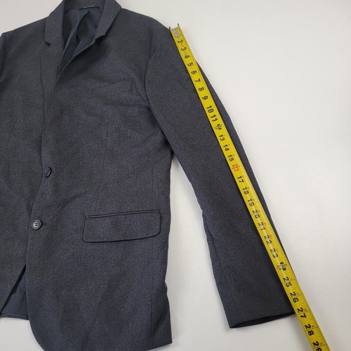 Bluffworks Gramercy dunkelgrau 44 L schmaler Blazer & Hose Herren Gr. 38x29 2-Teiler Anzug - Bild 6 von 17