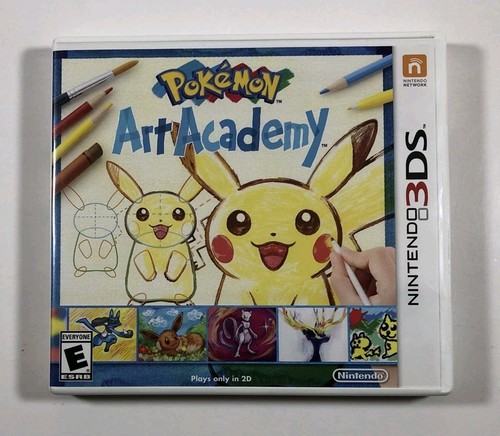 Pokemon Art Academy (Nintendo 3DS, 2014) Complete, Ships Today!