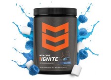 MTN OPS 1104630145 Ignite Blue Raspberry Lemonade Energy Drink Mix 45 Servings
