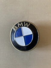 Vtg 80s BMW Hood Emblem Round Belt Buckle Brass Baron Buckles BBB