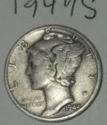 1944 S Mercury Dime