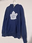 Toronto Maple Leafs Youth 10/12 Navy Blue Hooded Pullover Sweatshirt NHL Hockey — photo 3