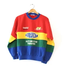 Vintage Kids Nascar Racing Dupont Sweatshirt Large