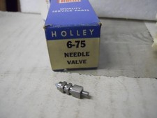 Holley needle/seat 6-75  valve assy.  carb.