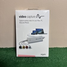 Elgato USB Analog Video Capture Device Mac PC, iPad, iPhone New Sealed 
