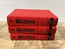 Hellsing Deluxe Edition 1–3 Kompletny zestaw Hardcover Manga - Fabrycznie nowy