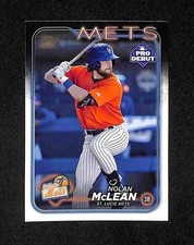 2024 Topps Pro Debut - Nolan McLean #PD-145 Mets!