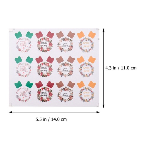 20 Pcs Handmade Soap Stickers Lip Gloss Labels Custom Lipgloss Tube - Afbeelding 7 van 12