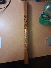 Vintage 13in Native Hand Carved Wooden Flute