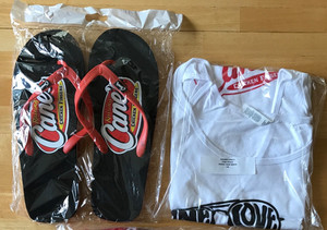 Raising Cane's  Flip Flop & One Love Tank Top 2XL / Promo
