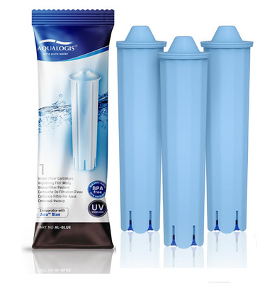 3x Wasserfilter Jura Blue kompatibel Kaffeemaschine Ersatz Filterpatronen Set