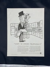 Magazine Ad* - 1955 - AT&T / Bell System - "Kitchen Telephone" - (#2)