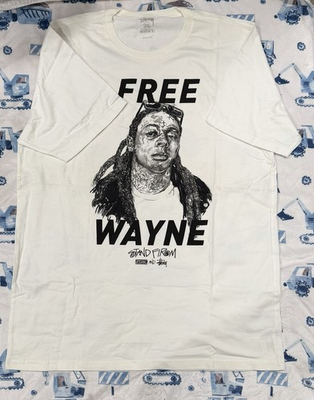 #ad FREE WEEZY UNRELEASED CEASE AND DESIST STUSSY TEE Vintage Stussy Lil Wayne $300.00