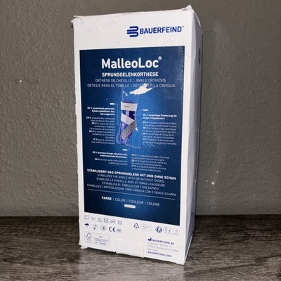 Bauerfeind MalleoLoc Ankle Splint Stabilizer Support For Left Ankle Size 1