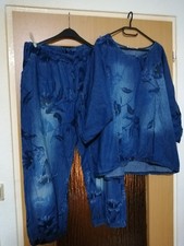 La Bass Set 2 Teile (Tunika + Hose) 100% Baumwolle Gr. 46/48/50