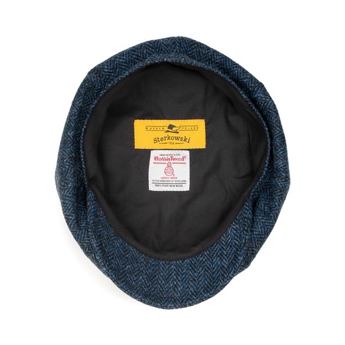 PEAKY Harris Tweed Newsboy Cap Wool Vintage Gatsby Baker Boy Handmade Sterkowski - Picture 42 of 69