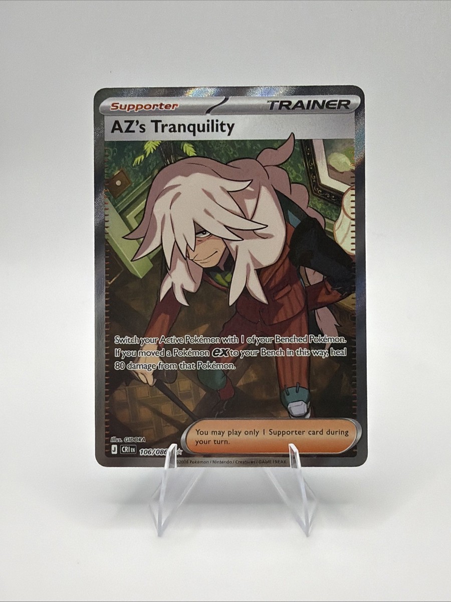 AZ's Tranquility Trainer-Supporter Full Art 106/086 Chaos Rising