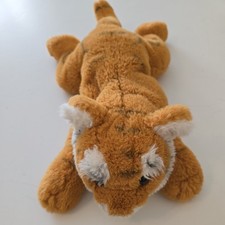 16" Plush Tiger Lying Down From FAO SCHWARZ Floppy