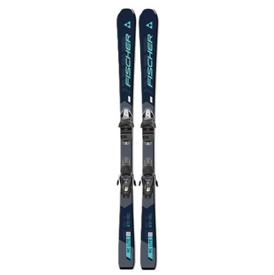 Fischer RC Lite Women's All-Mountain Skis, 160cm w/ RS 9 GW SLR Bindings MY26
