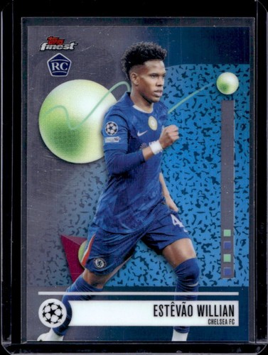 2025-26 Topps UEFA Club Competition Finest Estevao Willian Common RC Rookie #100