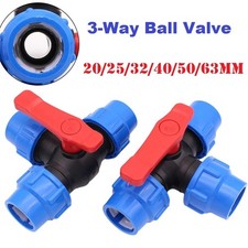 Drei Kugelhähne Wege Schnell Verbindungs rohr ValveT Ventil 20/25/32/40/50/63mm