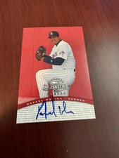 1997 Donruss Signature Series Blue Ink Autograph Rafael Medina