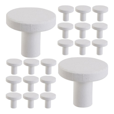 #ad 25 Pcs Reef Accessories Aquarium Coralline Holder Ceramic Platform $22.32