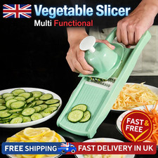 5 in 1 Mandoline Slicer for Kitchen Vegetable Slicer Multi Blade Potato Chip UK